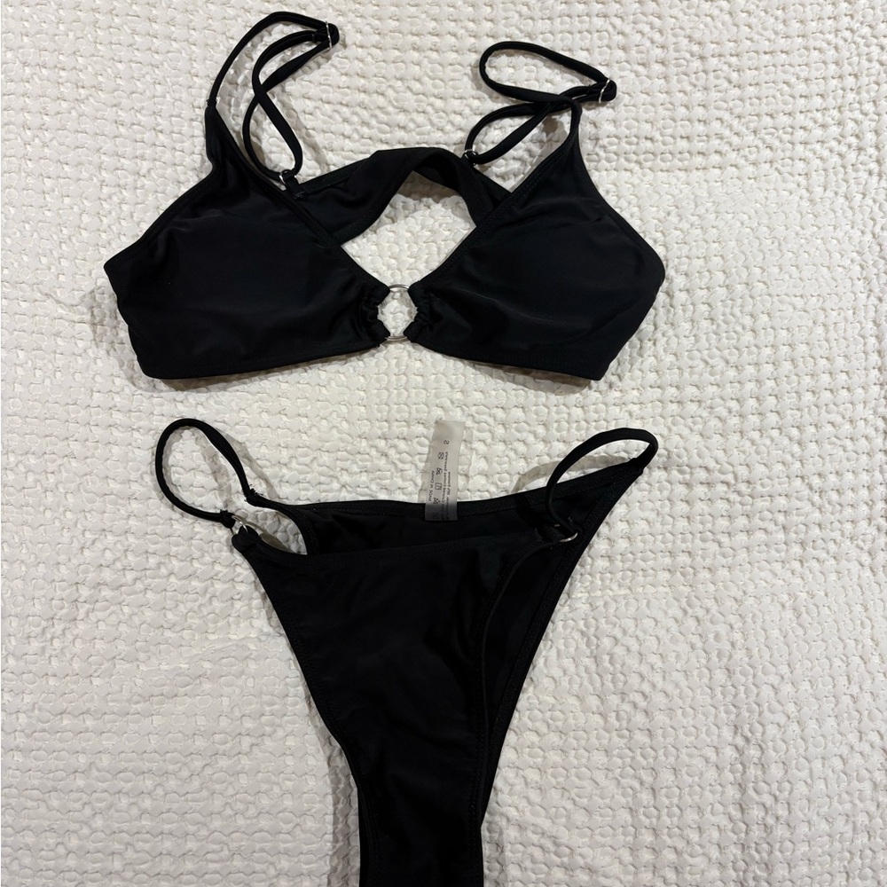 SHEIN Black Bikini Set